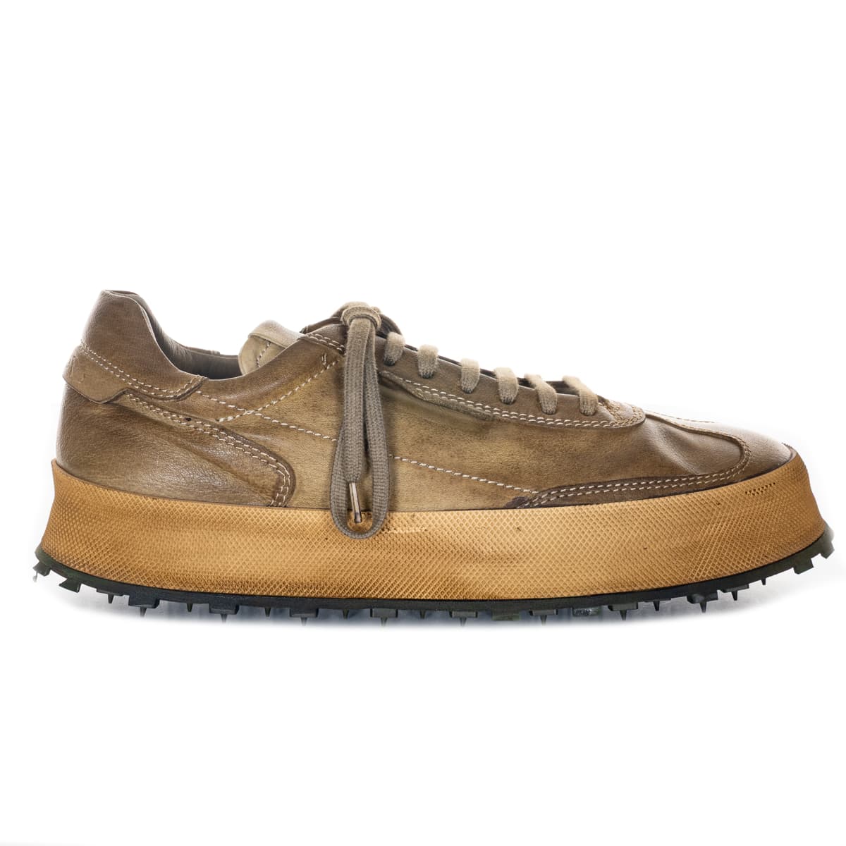 Sneaker 6404 Pferdeleder Oliv