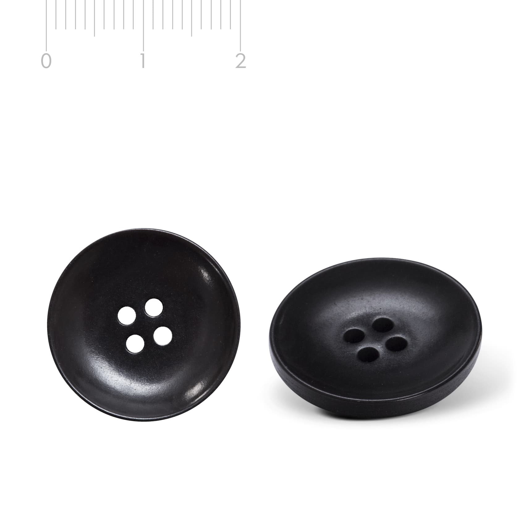 Corozoknopf schwarz C42