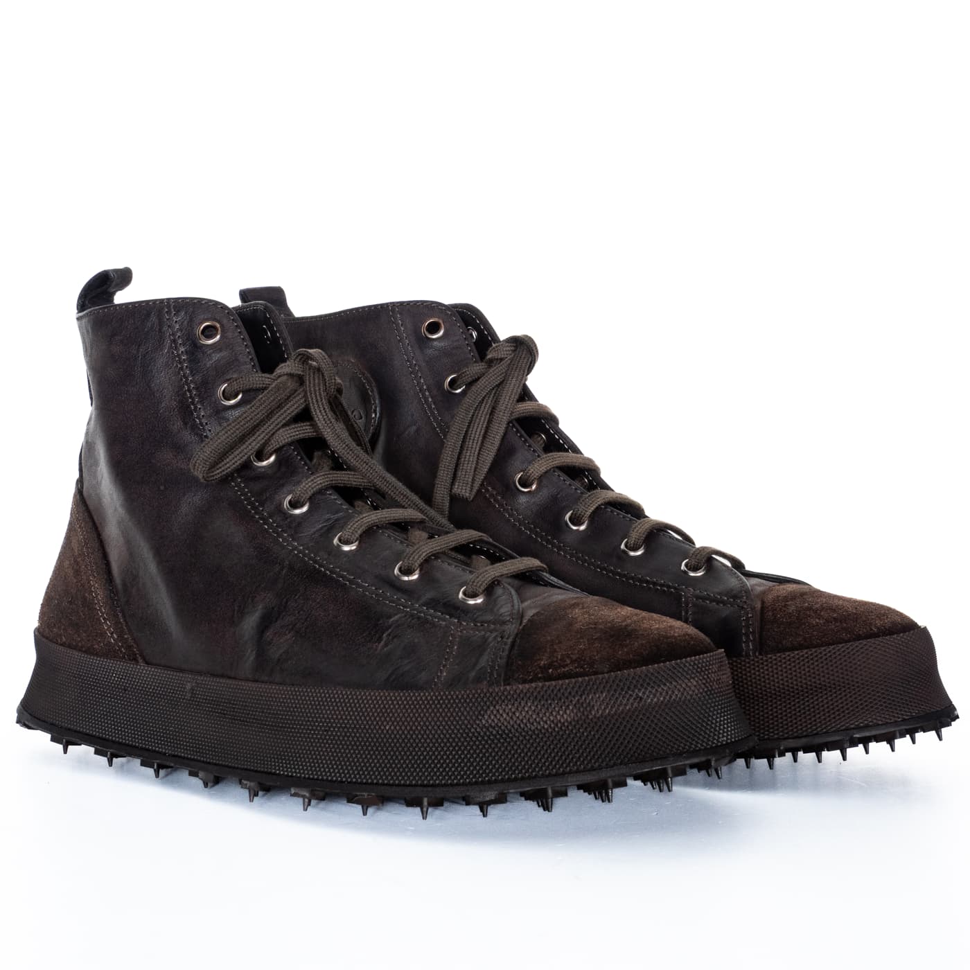 High-Top Sneaker 51799 Pferdleder