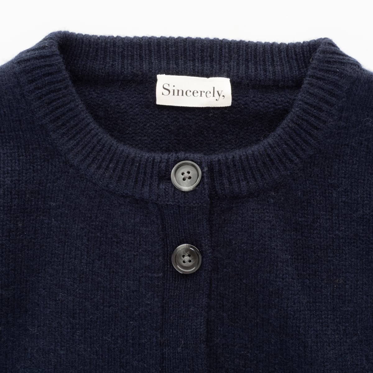 Strickjacke aus Wolle mit Kaschmiranteil