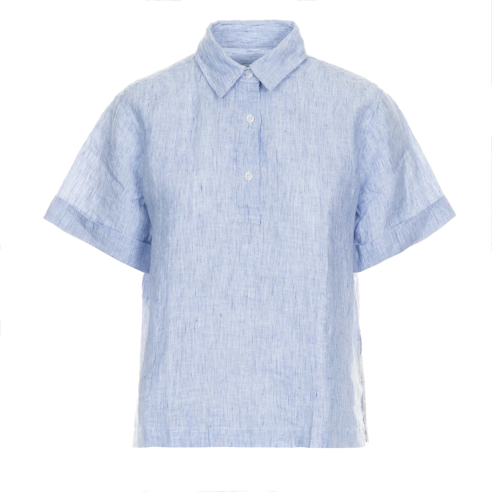 Leinenbluse Kurzarm