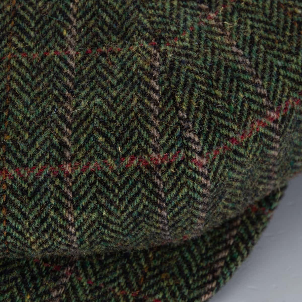 Newsboy Retro Cap Shetland Wool Grün