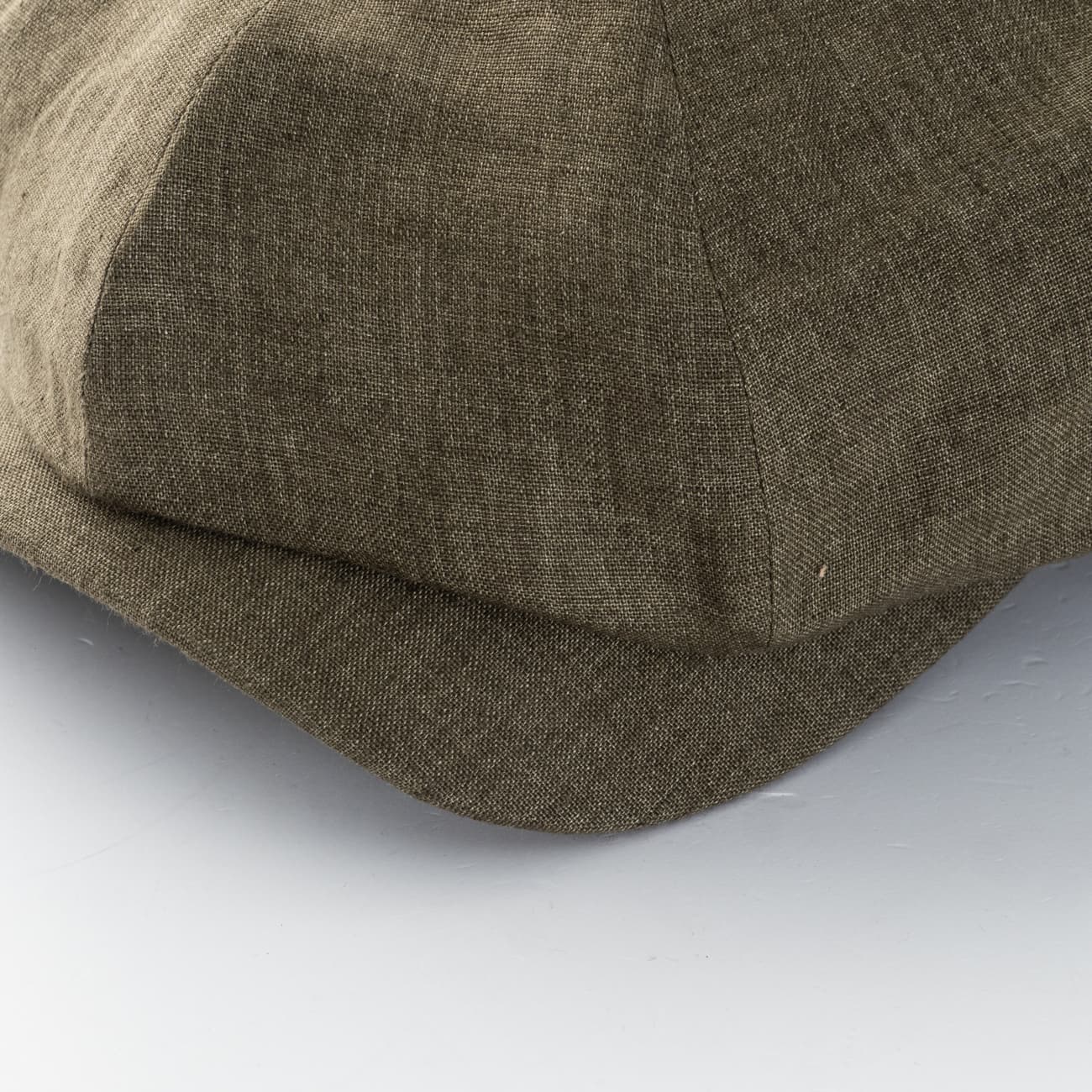 Newsboy Classic Cap Leinen Olive