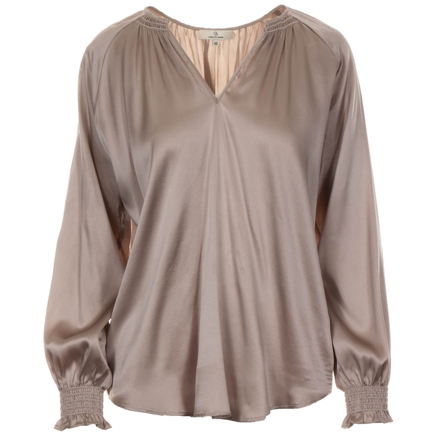 Charlotte-Sparre-jammy-blouse-2907-taupe-satin-1-von-3 charlotte-sparre-jammy-blouse-2907-taupe-satin-1-von-3
