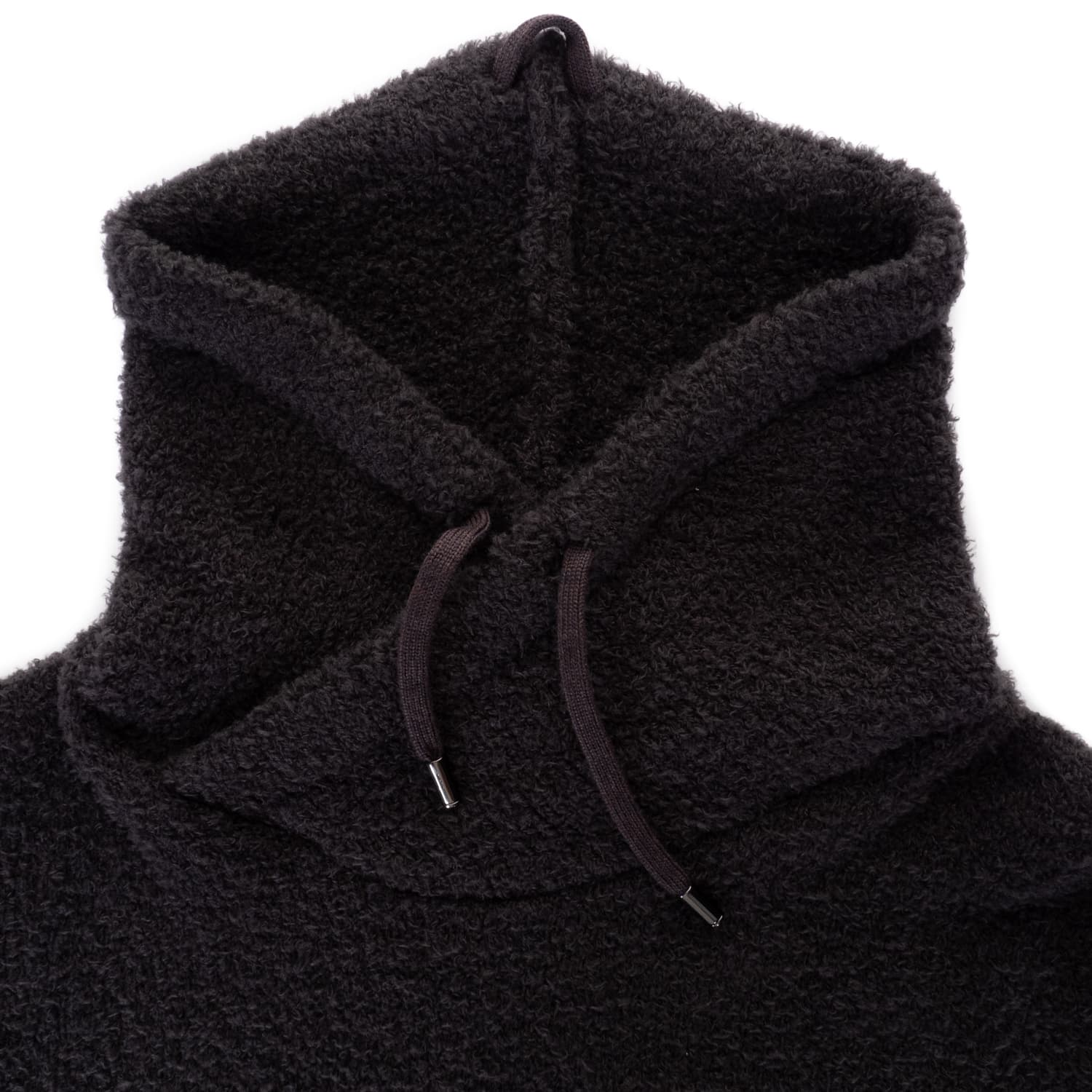 Bouclé Half Hoodie