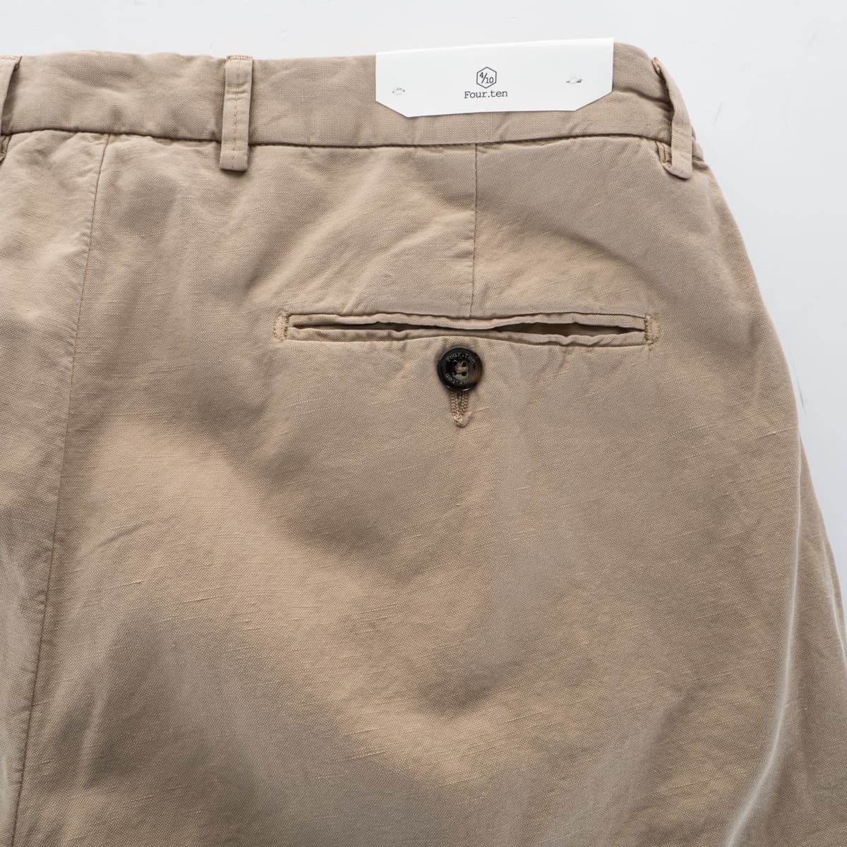 Chino Milano BW-Leinen-Mix