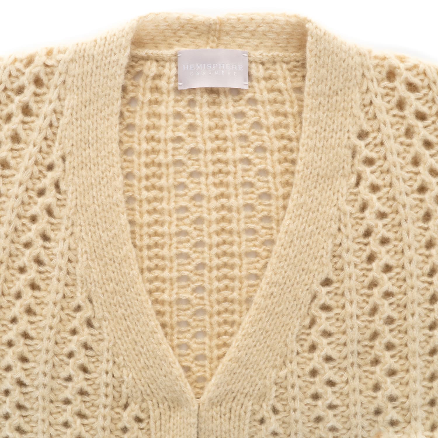 Strickjacke aus Kaschmir-Baumwolle