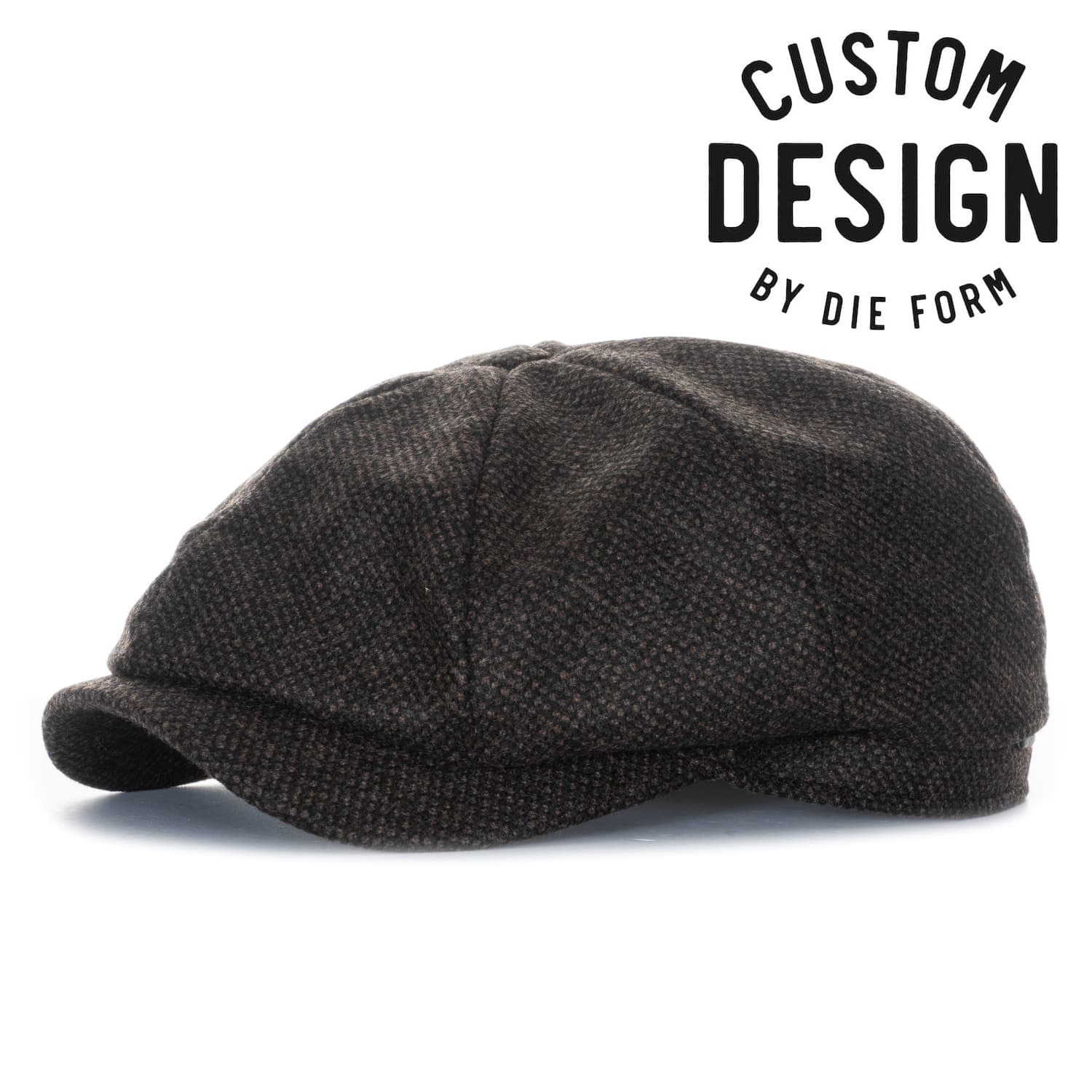 Newsboy Classic Cap Braun Kaschmir