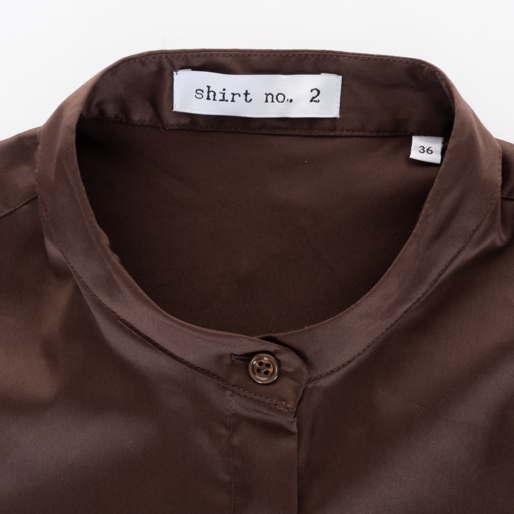 Bluse mit Stehkragen
