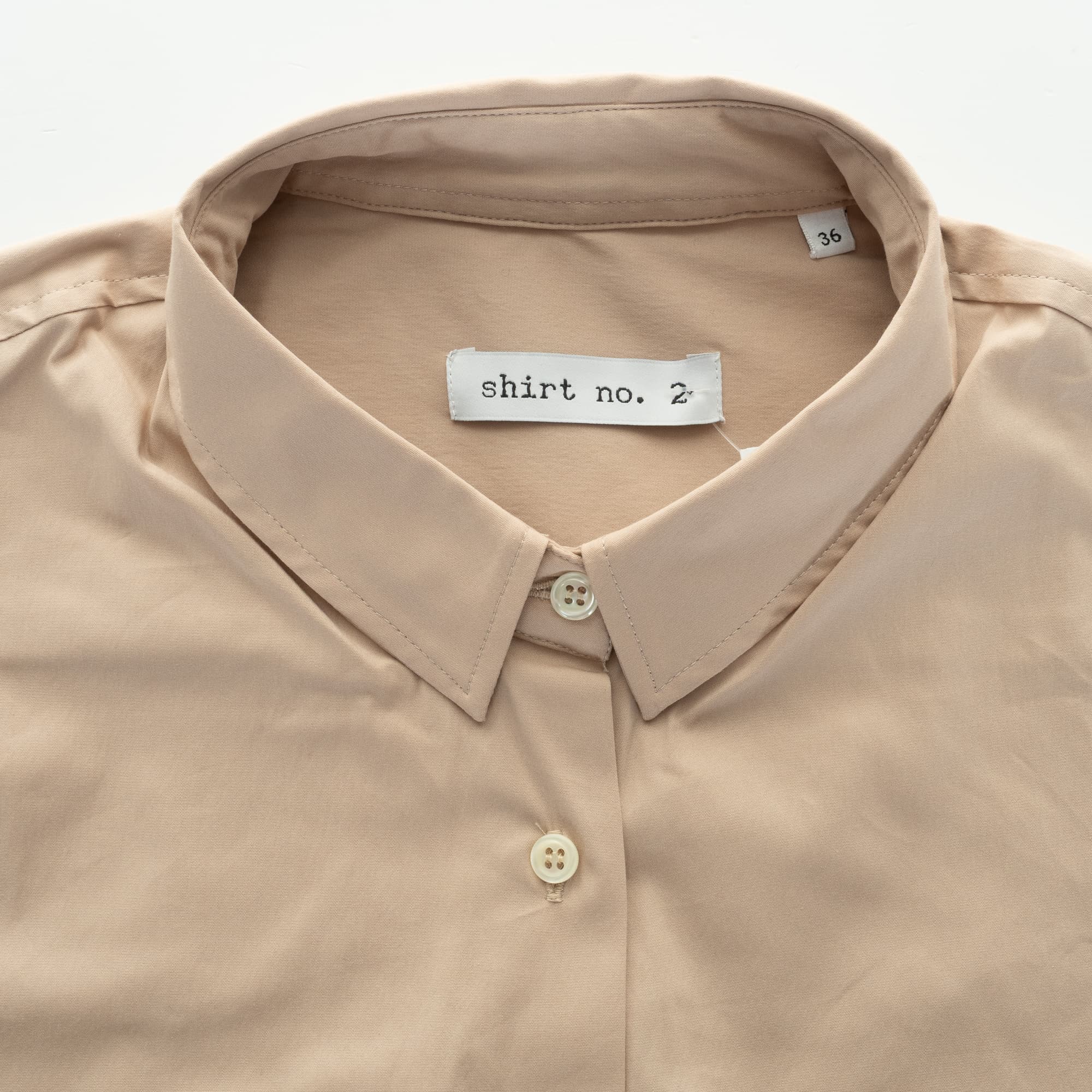 Baumwollbluse Beige