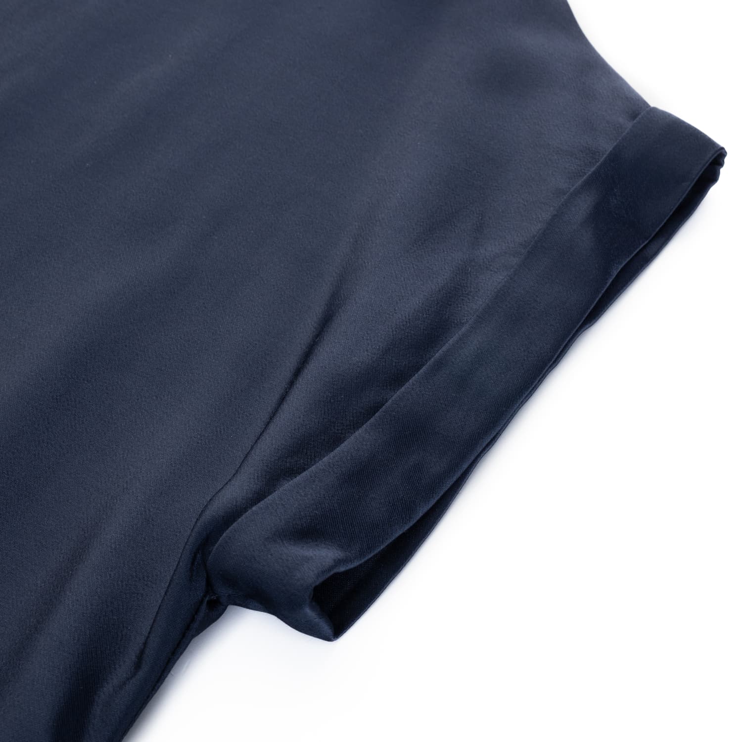 Viskose-Bluse Dunkelblau