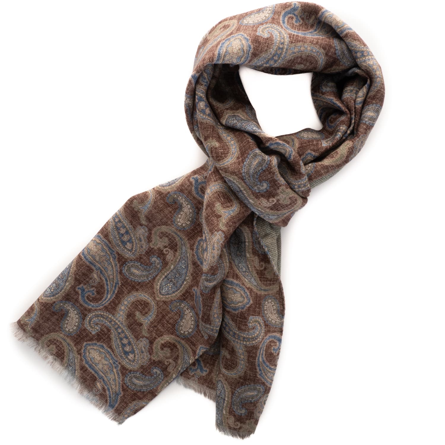 Schal Wolle Paisley Meliert Schal Wolle Paisley Meliert