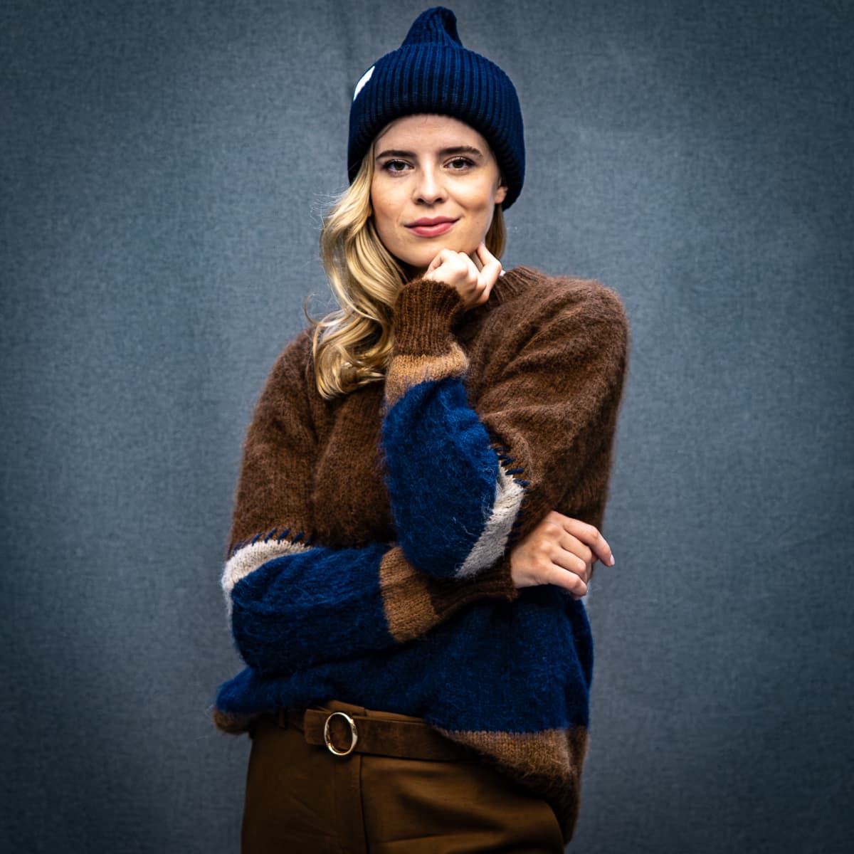 Leder Gürtel Peach