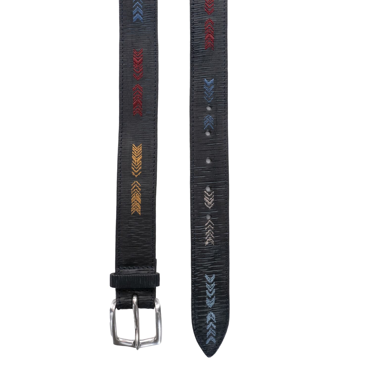 Ledergürtel Blade Sioux mit Stickerei