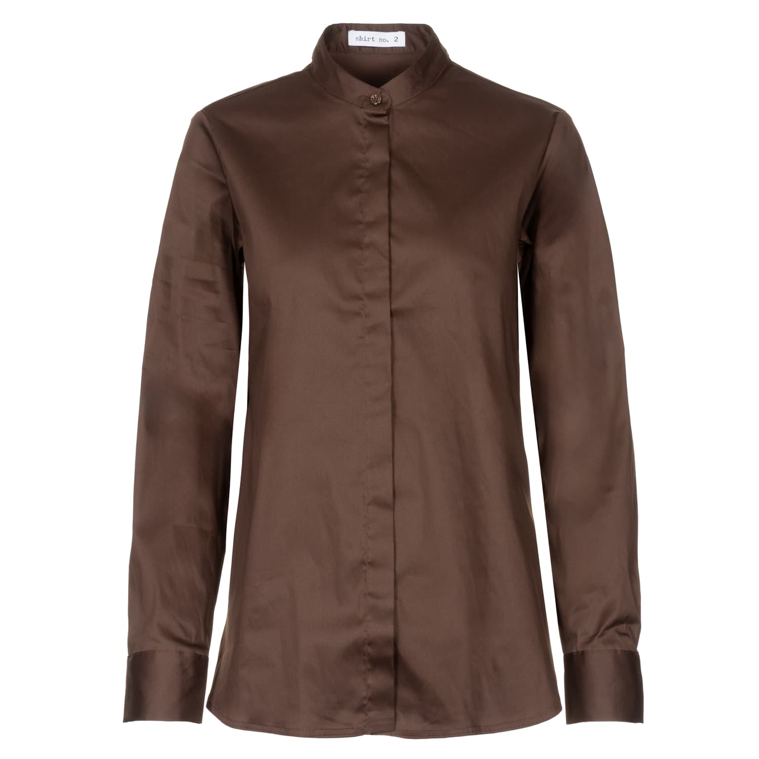 Bluse mit Stehkragen