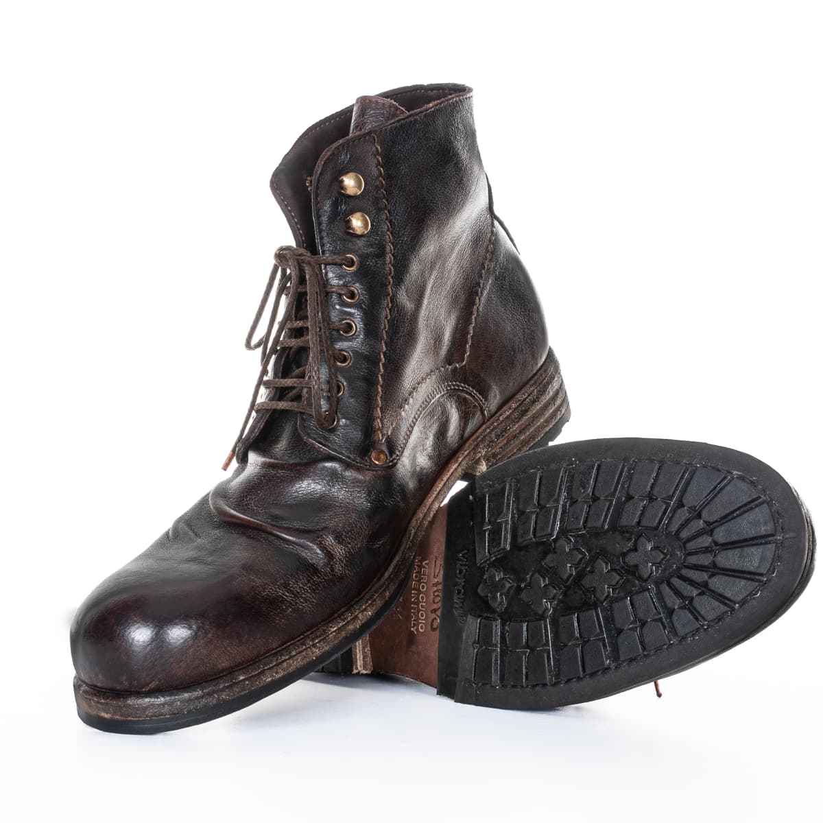 Stiefel 5998 Büffelleder Braun