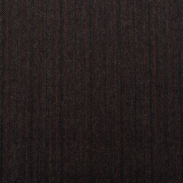 211 Antra Fishgrat mit Cognac Streifen Scabal 100% Wolle