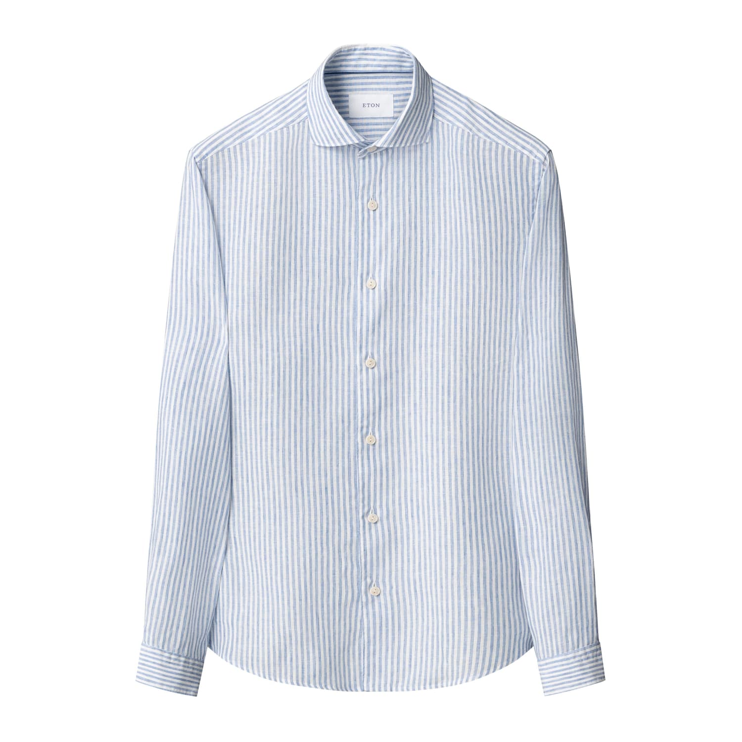 Gestreiftes Leinenhemd Casual Fit