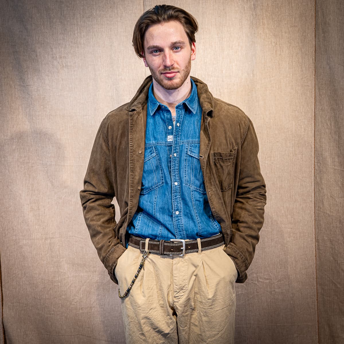 Hemdjacke Brentwood Burned Suede