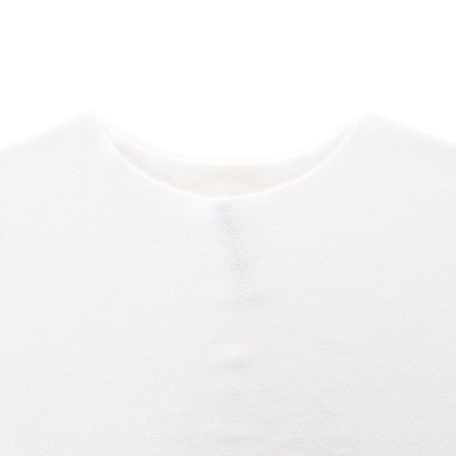 Ärmelloses Stricktop Weiß