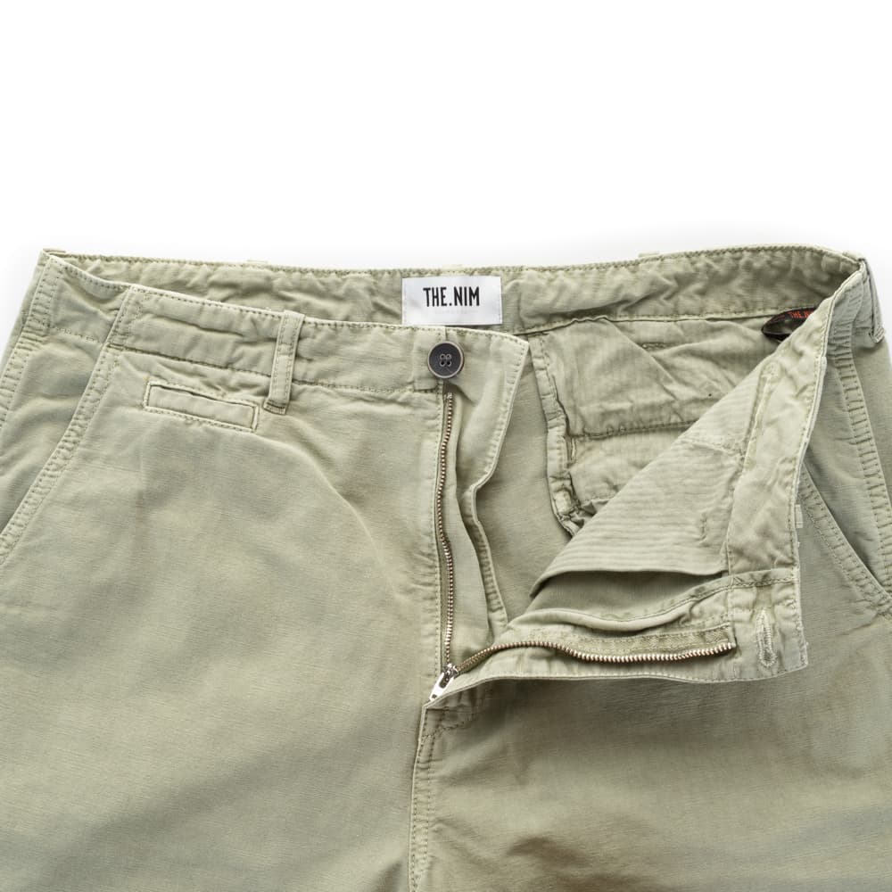 Chino 837 Flat Loose Olive