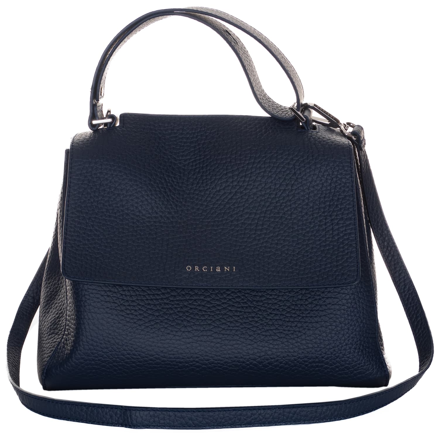 Ledertasche Sveva Dunkelblau