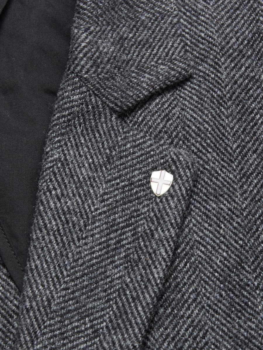Fukui Blazer Fischgrät Black
