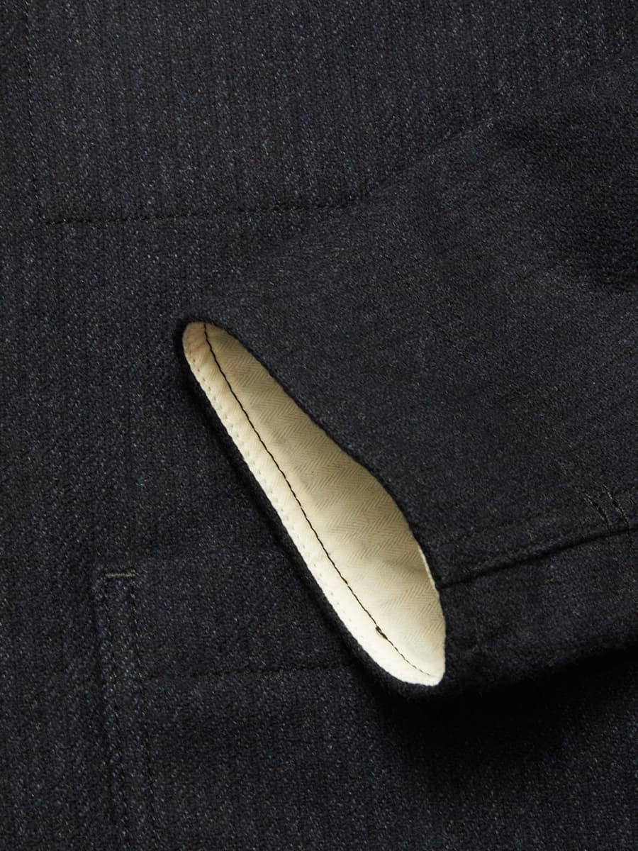 Vincenzo Solid Jacket Navy