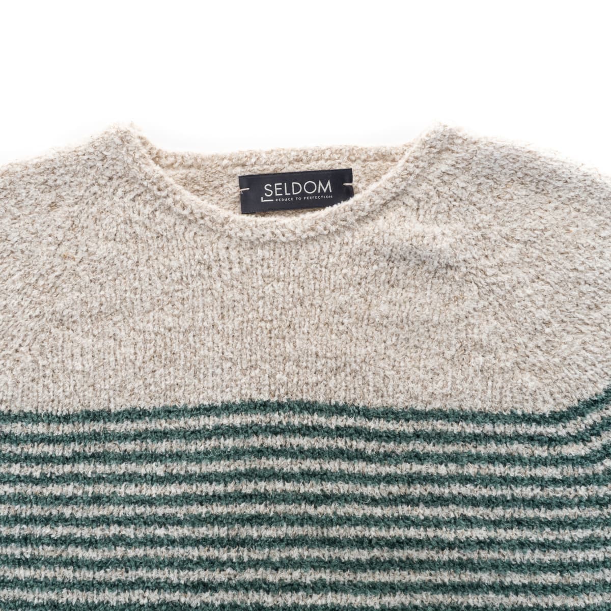 Pullover Effektgarn Gestreift
