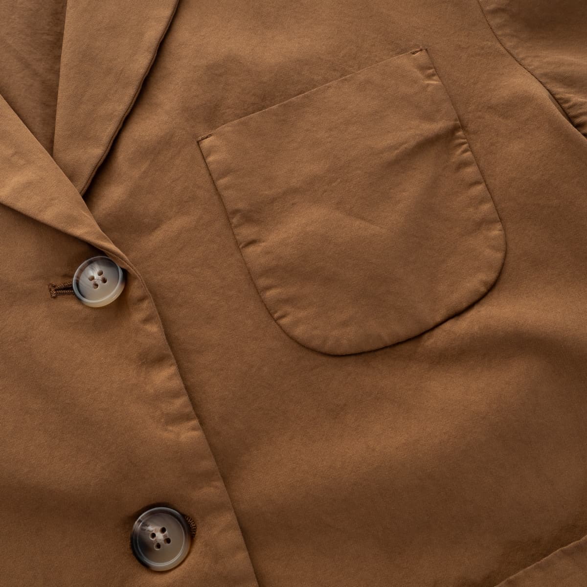 Baumwollblazer Braun