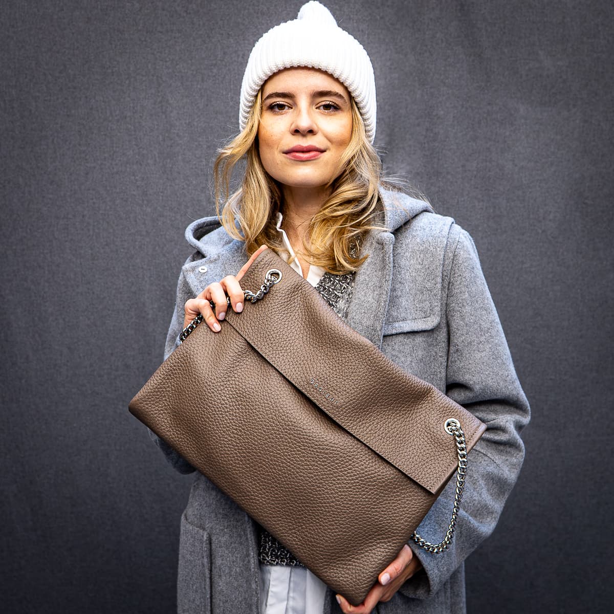 Schultertasche Venus Leder