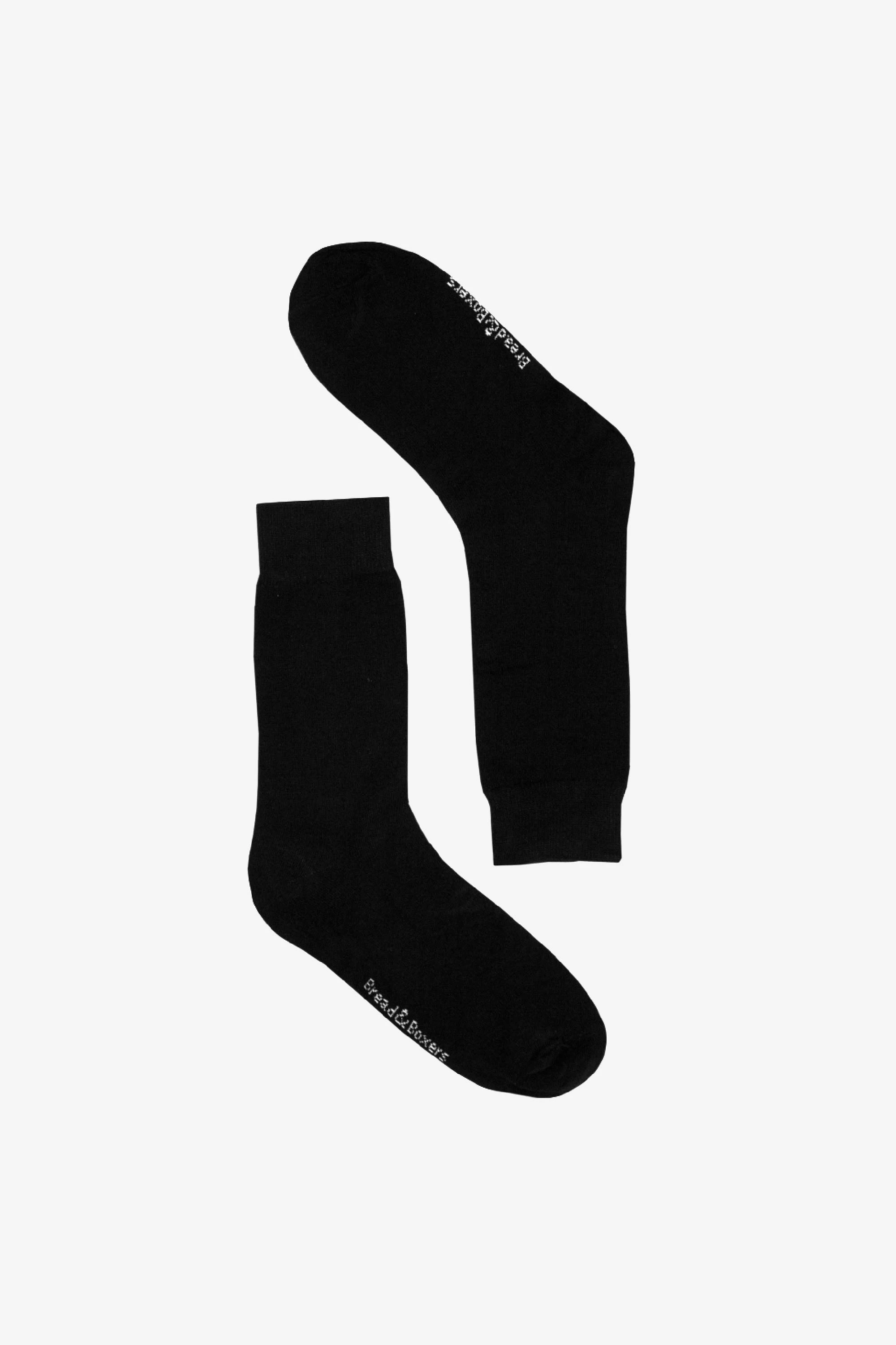 Baumwollsocken 5er-Pack Schwarz