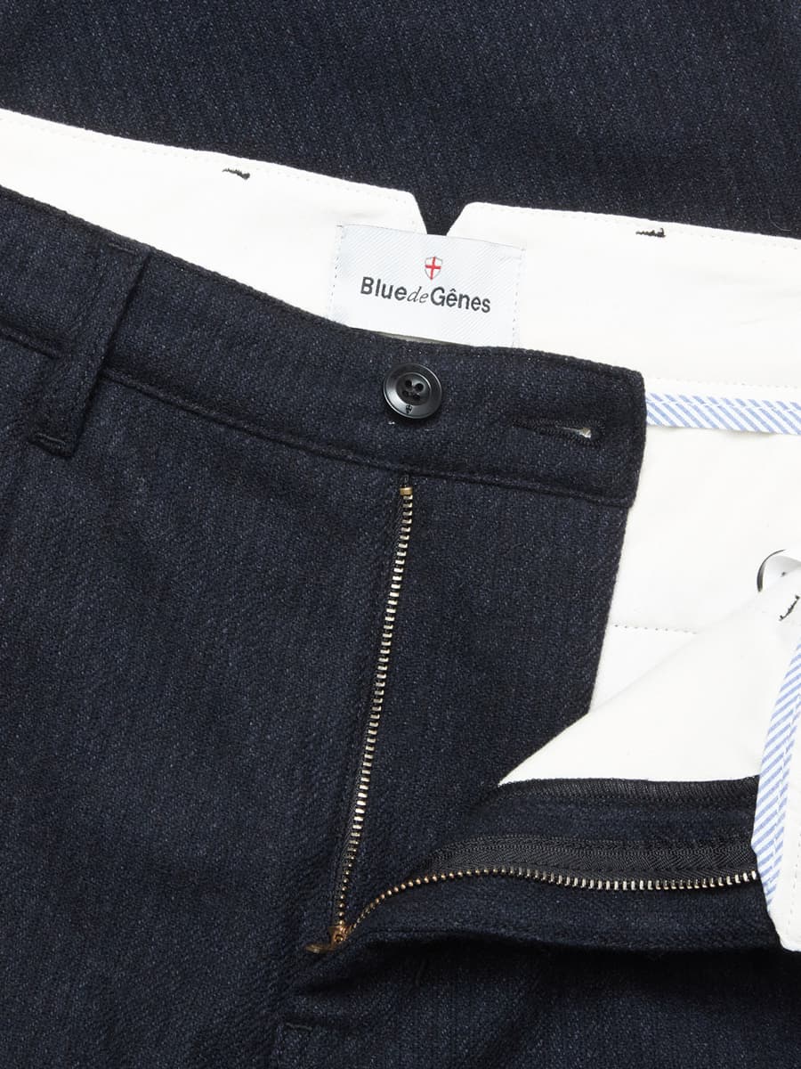 Kibishi Solid Pant Navy