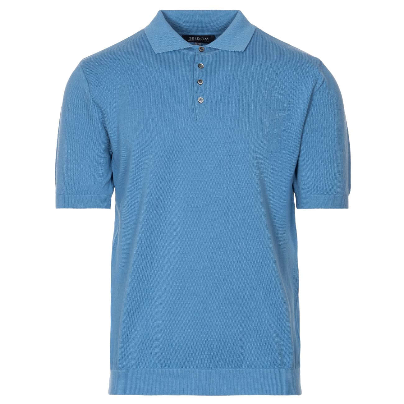 Strickpolo aus Baumwoll-Piqué