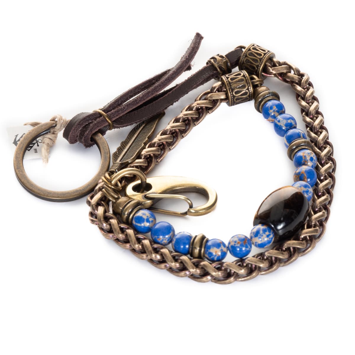 Wallet Chain Blue Rusty