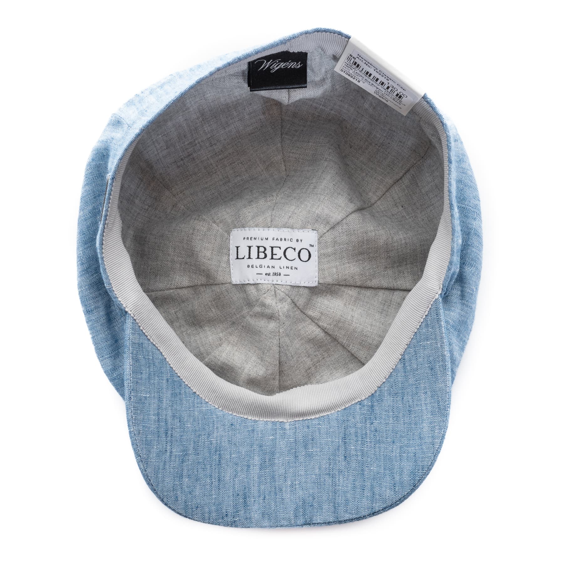 Newsboy Classic Cap Leinen Light Blue