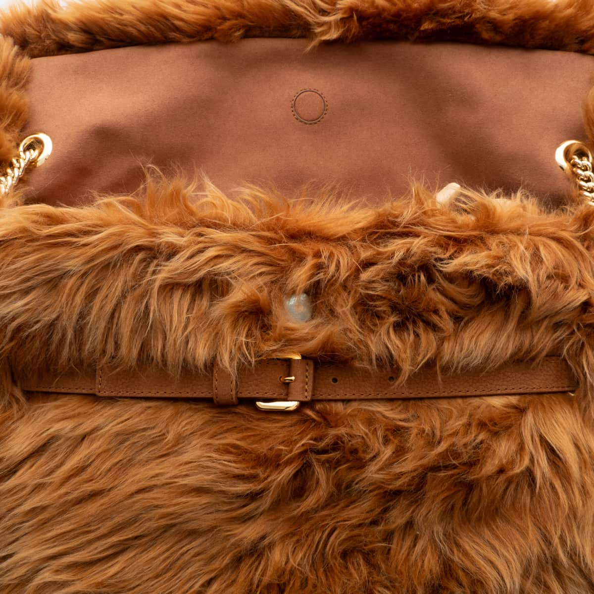 Venus Schultertasche in Felloptik