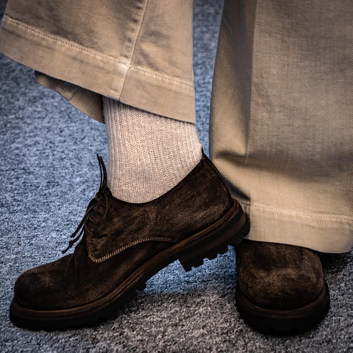 Derbyschuh 2476 aus Veloursleder
