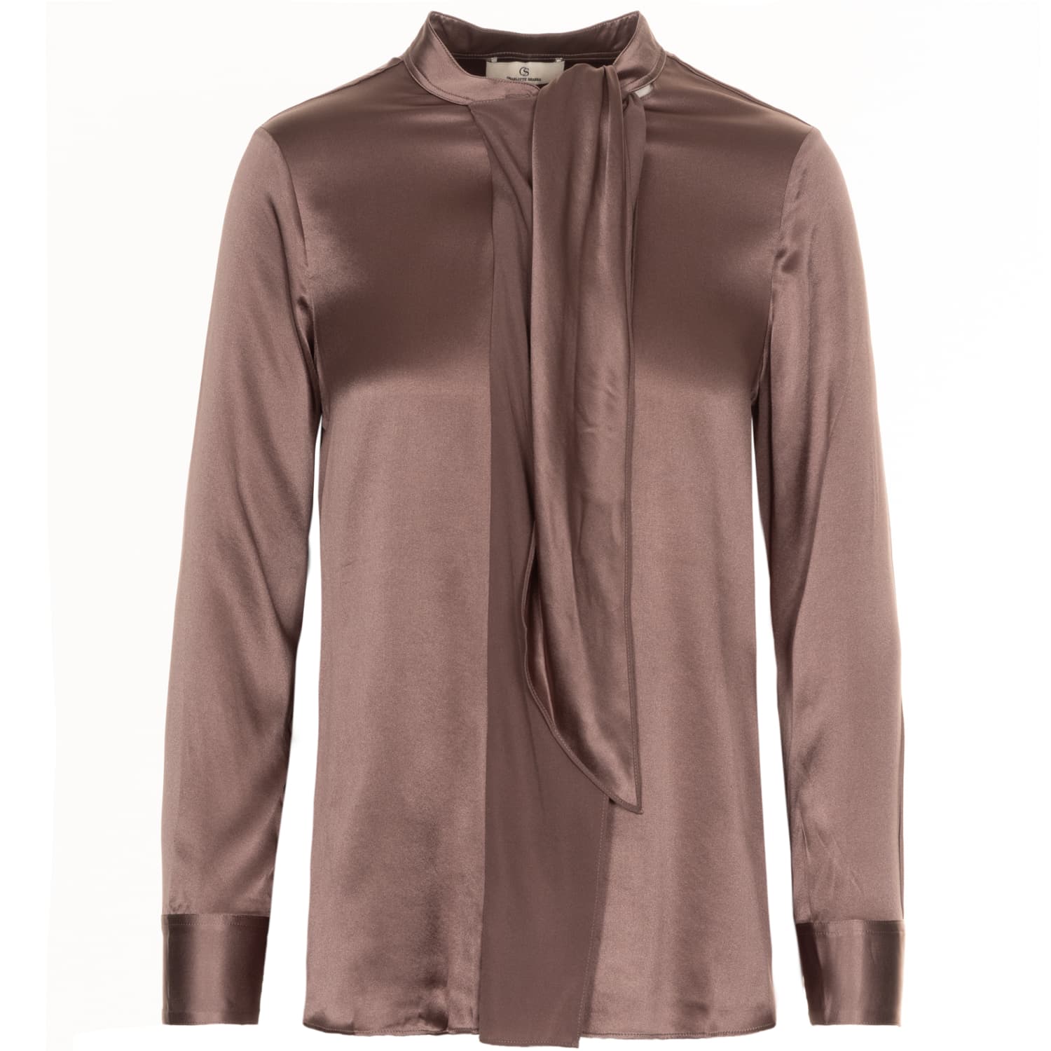 charlotte-Sparre-3216-neck-tie-blouse-dark-taupe-1-von-3 charlotte-sparre-3216-neck-tie-blouse-dark-taupe-1-von-3