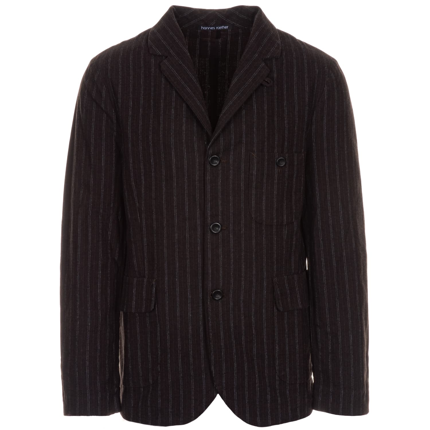 Sakko Jos32ef Braun Gestreift hannesroether-jos32ef-5096-parka (1 von 4)