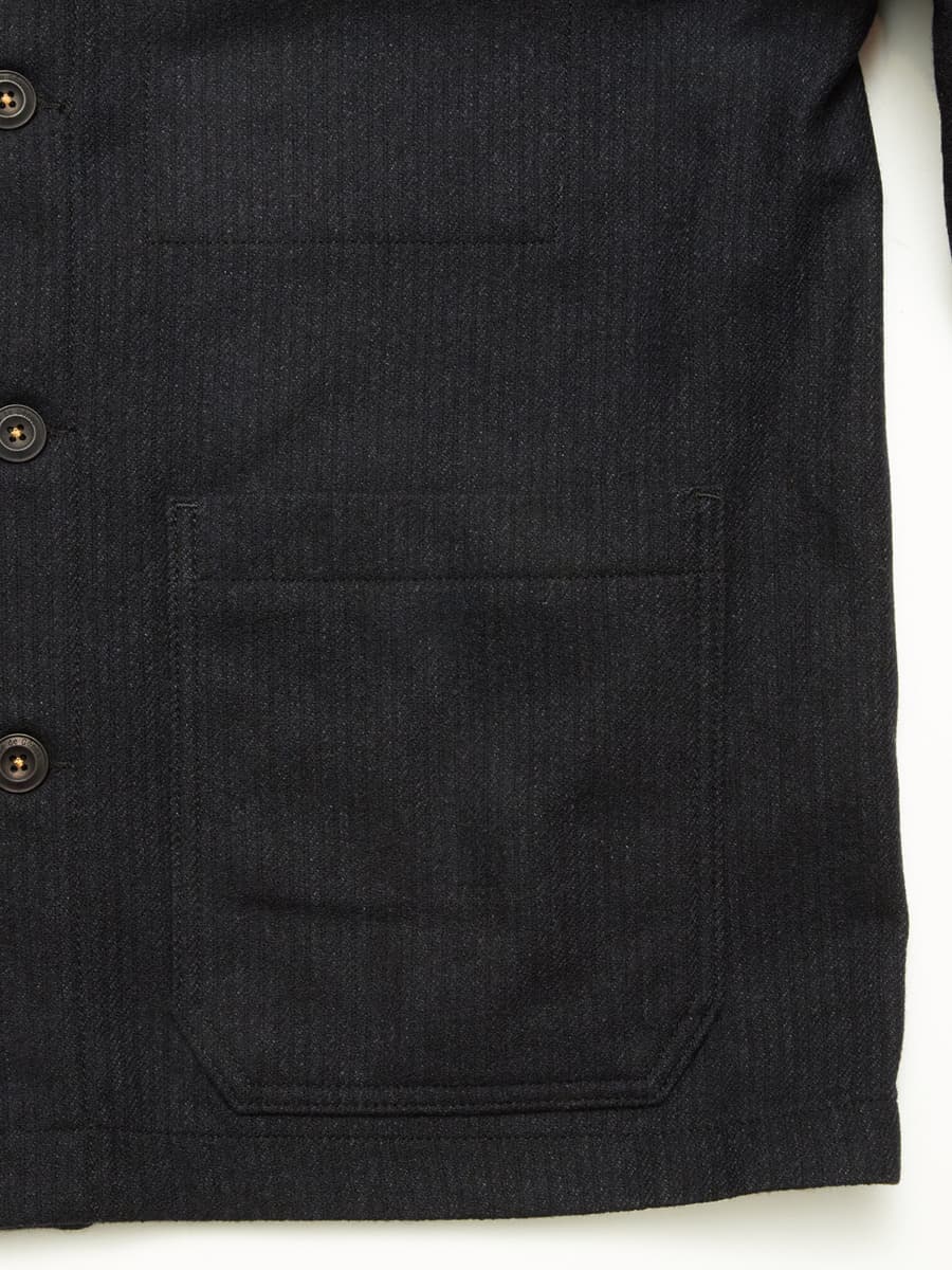 Vincenzo Solid Jacket Navy