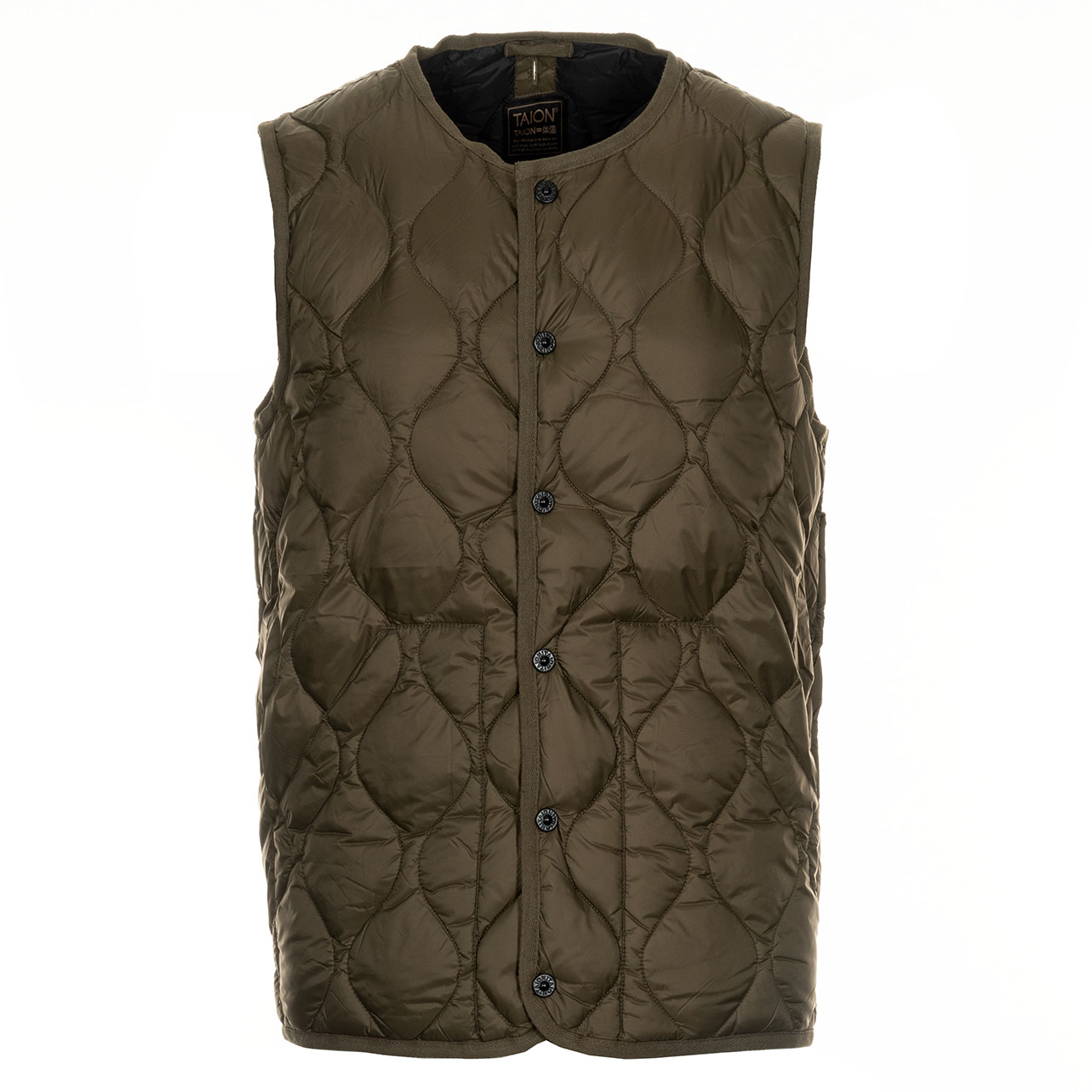 Taion-military-crew-neck-down-west-TAION-004-ALSBML-1-D-OLIVE-1 taion-military-crew-neck-down-west-taion-004-alsbml-1-d-olive-1