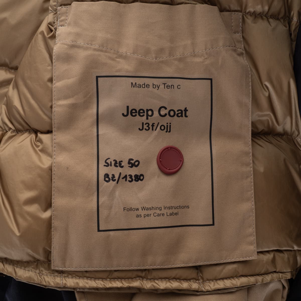 Jeep Coat Garment Dye