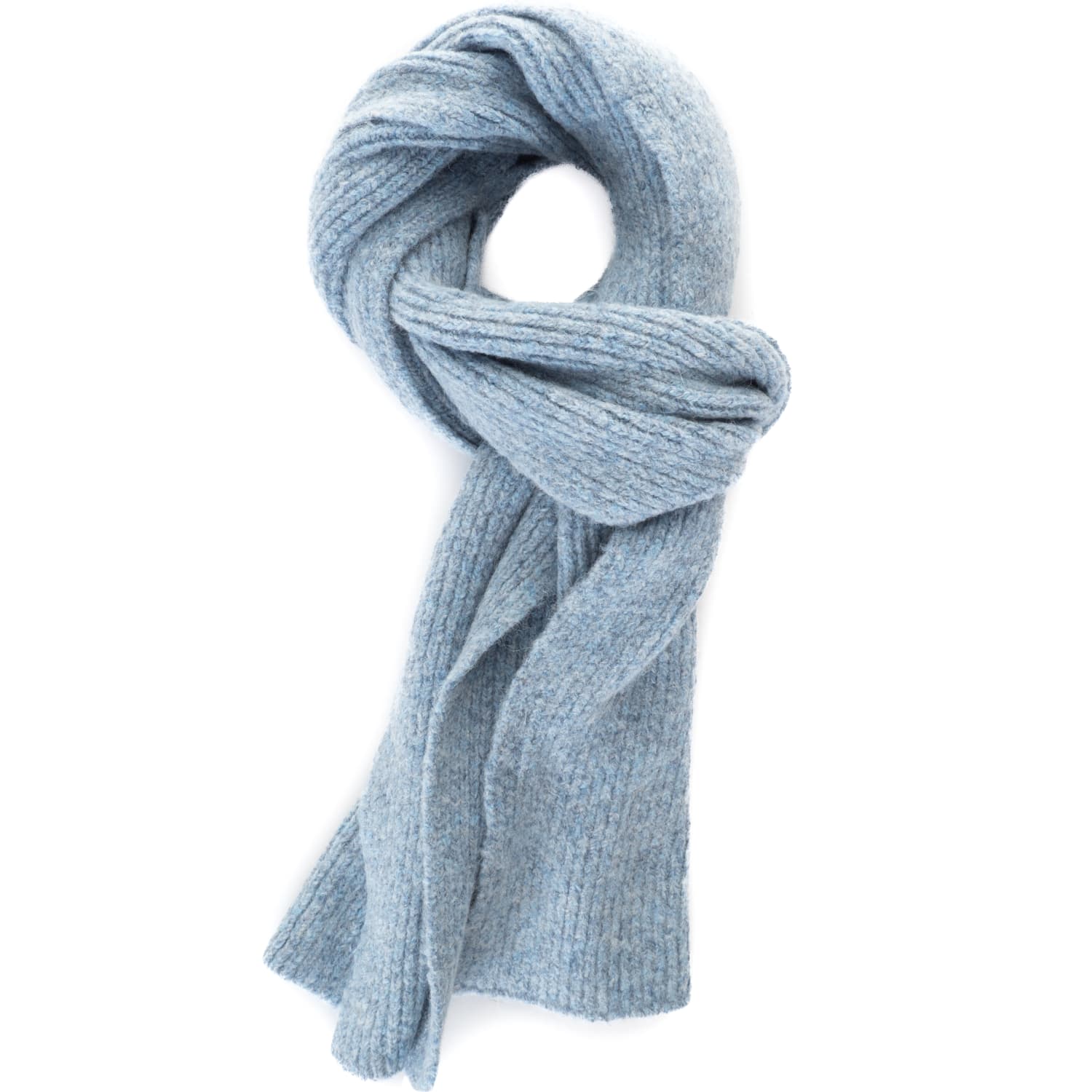 Tweed Schal Beige