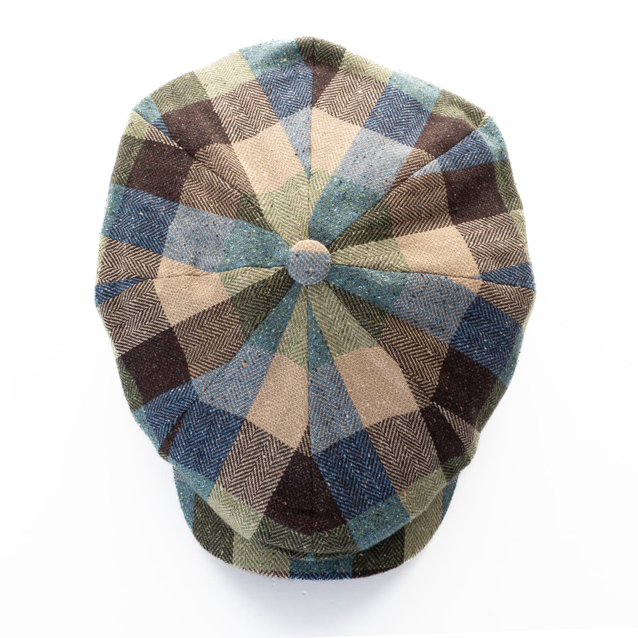 Newsboy Retro Cap Magee Tweed Patchwork