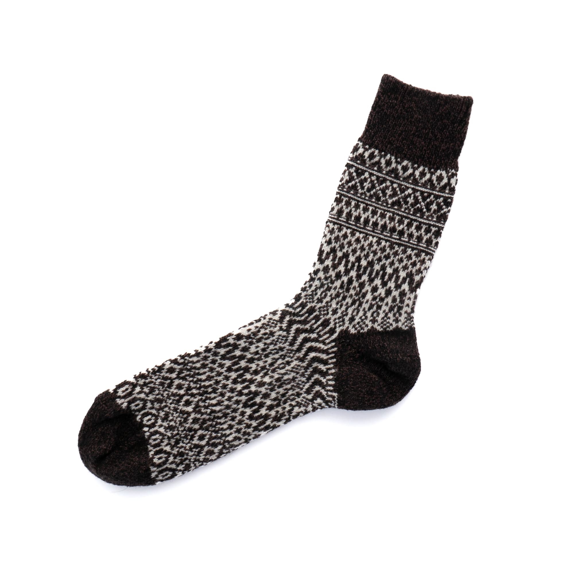 nishiguchi-kutsushita-nk0120-wool-jacquard-socks-chocolate-milk