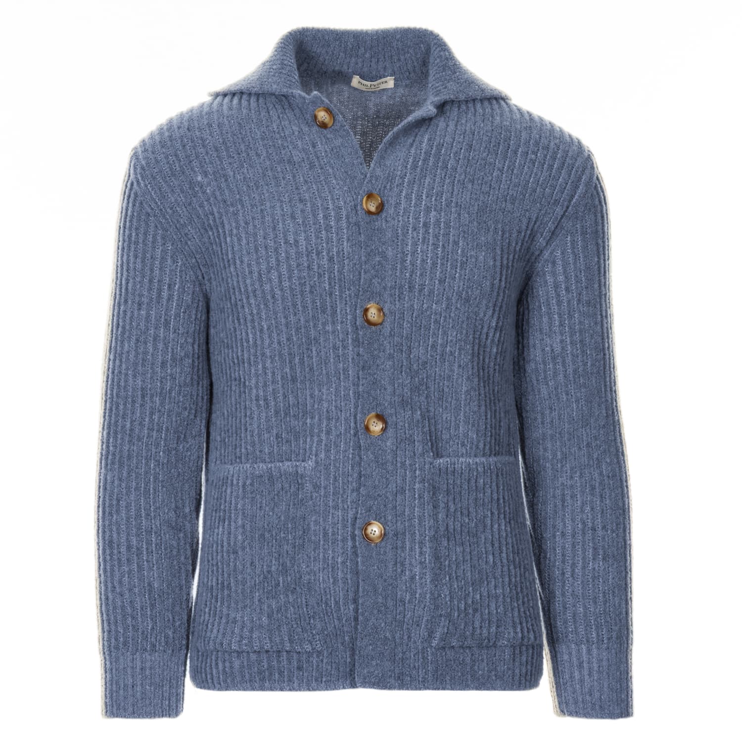 Cardigan aus Wide Bouclé Rib