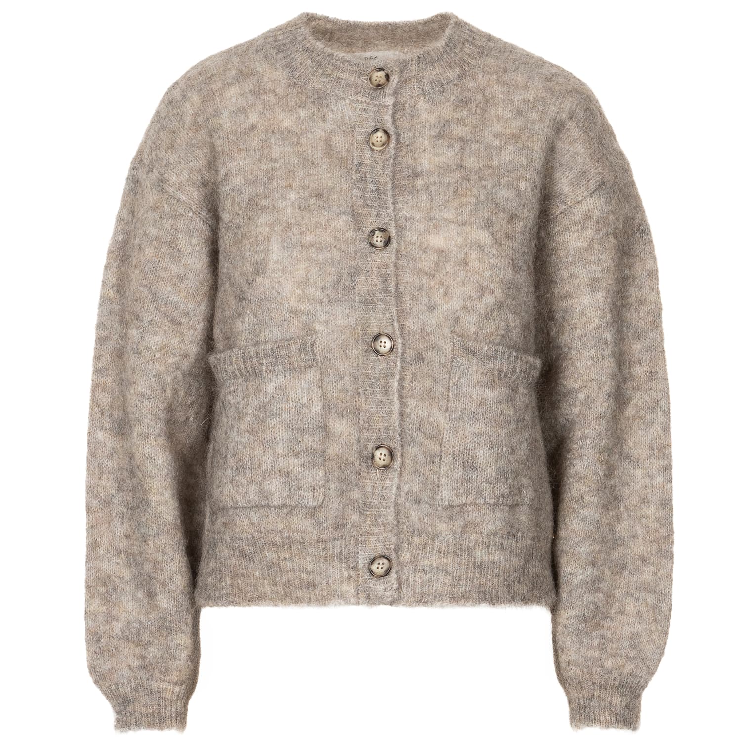 Mohair-Strickjacke Aliocha