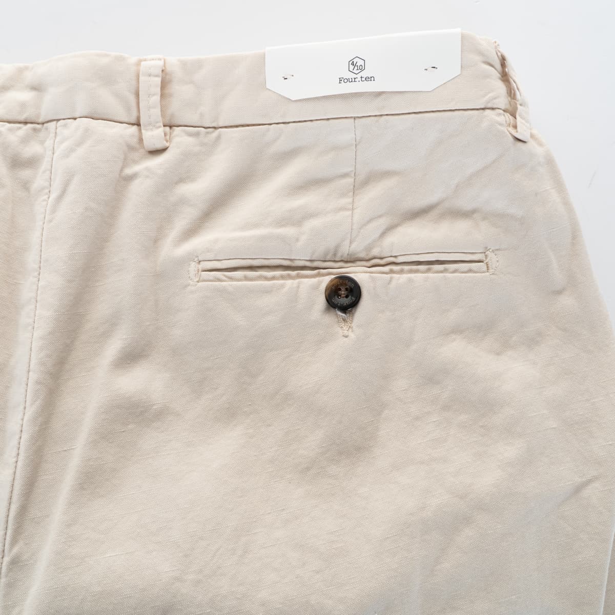Chino Milano BW-Leinen-Mix