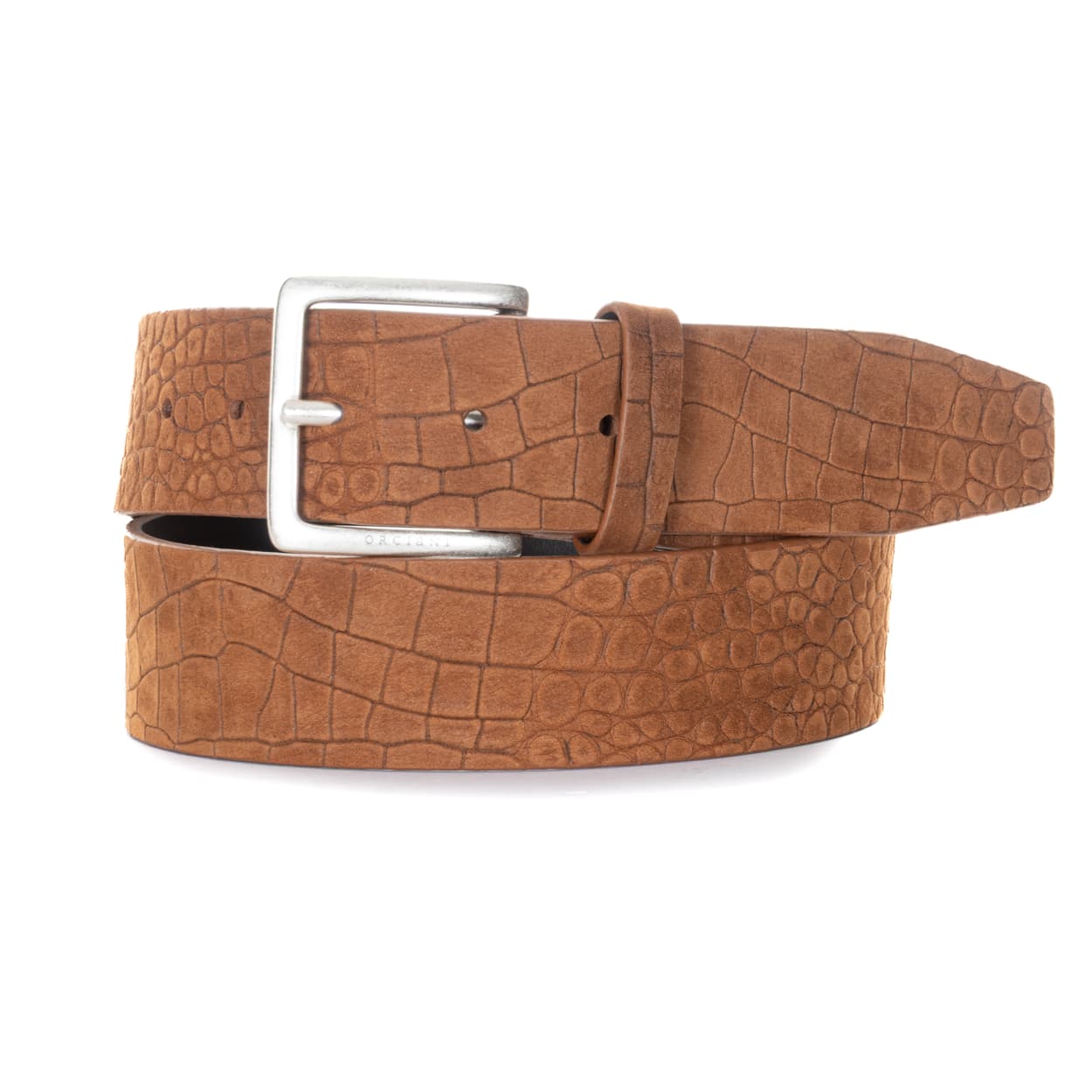 Bull Soft Nubuk Gürtel in Croco Optik